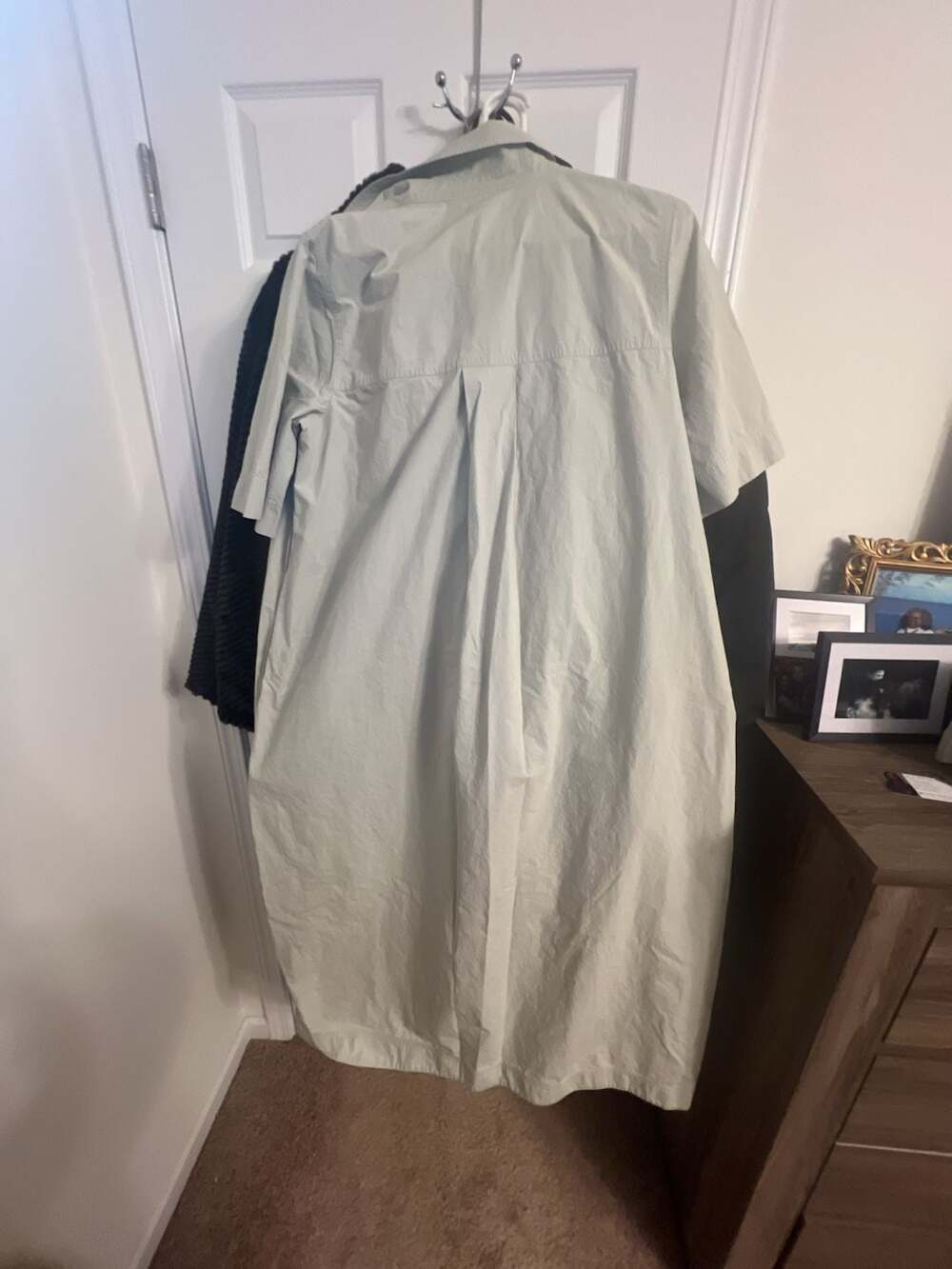 COS Women's Button-Down Shirt Midi Dress with Side Pockets - Picture 9 of 12